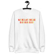 Load image into Gallery viewer, SERENGETI FEELS WHITE SWEATSHIRT