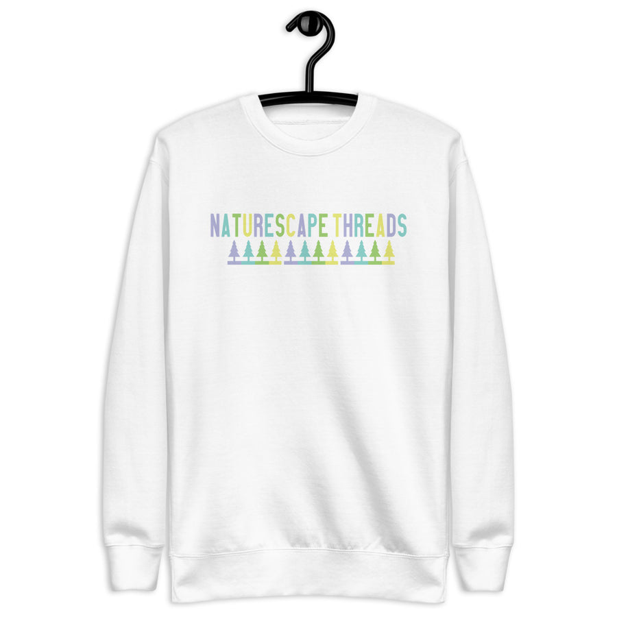 MAGICAL FOREST WHITE SWEATSHIRT