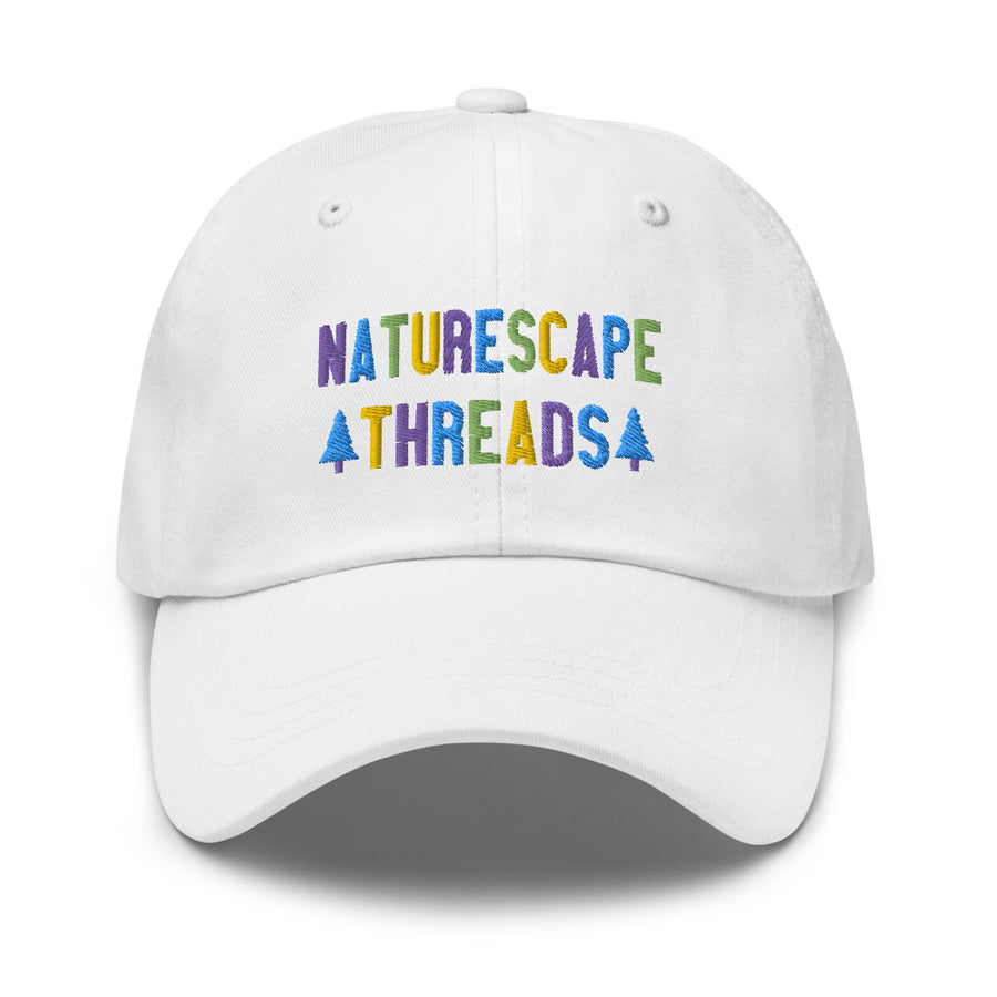 MAGICAL FOREST VIBES WHITE HAT