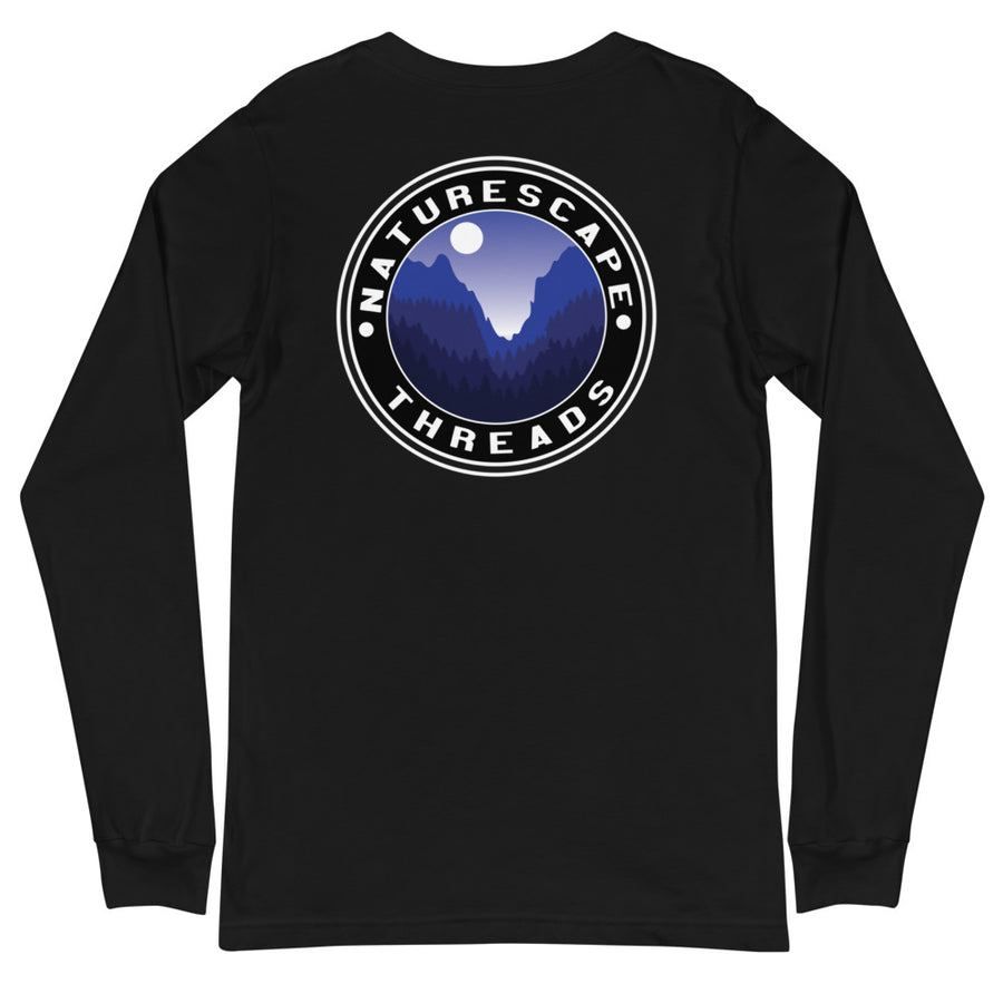 NATURESCAPE FOREST THREADS LONG SLEEVE BLACK